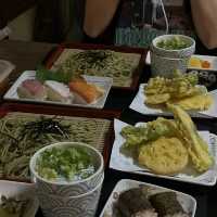 일본 교토 우지에서 맛보는 정갈한 말차 소바 도리키쿠