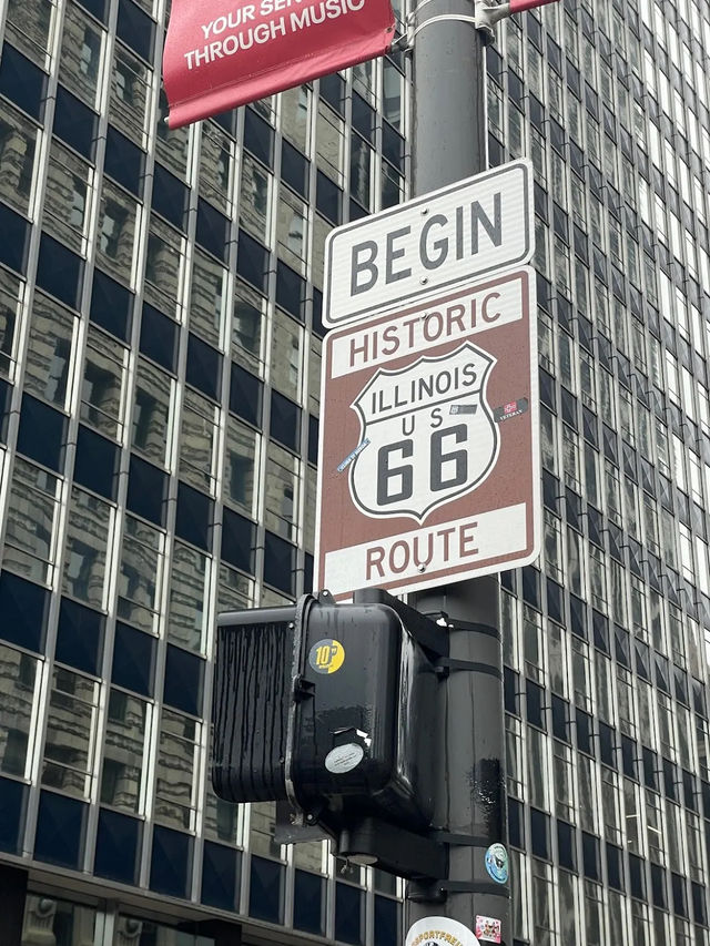 Historic Route 66 Begin Sign 🚏✨