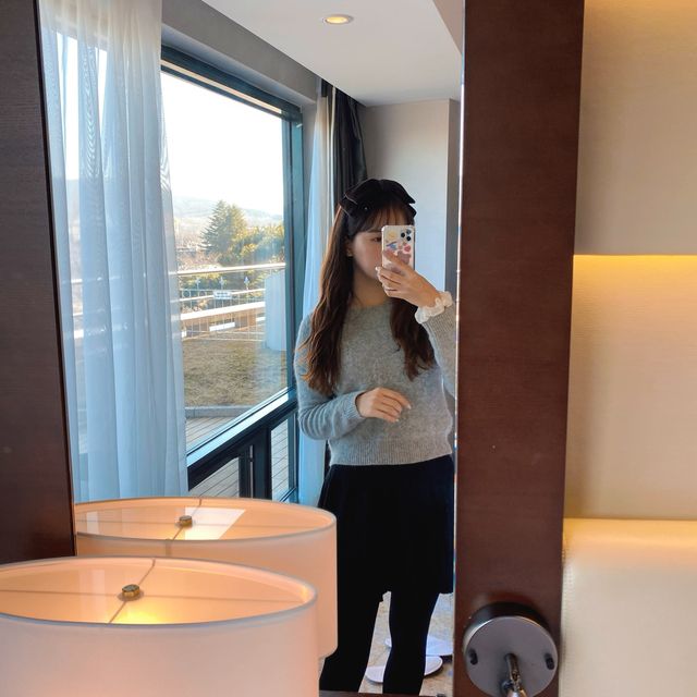 보문호수와 경주월드를 모두 볼 수 있는 호텔🏩