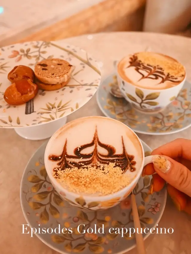 【阿布達比】只有這裡才喝得到的招牌金箔卡布奇諾