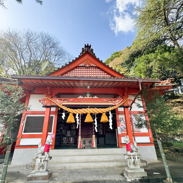 日本九州｜俯瞰浮羽景色的稻荷神社⛩️