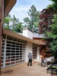 軽井沢で坂茂建築に泊まる