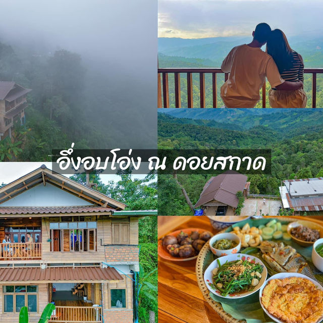 👉ชี้พิกัด 6 ที่พัก "ดอยสกาด" หน้าฝน⛰️🍃