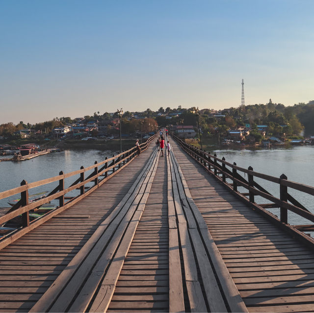  รีวิว เที่ยวสะพานมอญ สังขละบุรี 