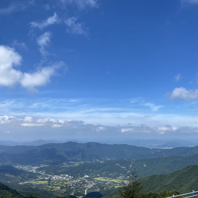 지리산을 한 눈에 볼 수 있는 곳에 다녀왔어요