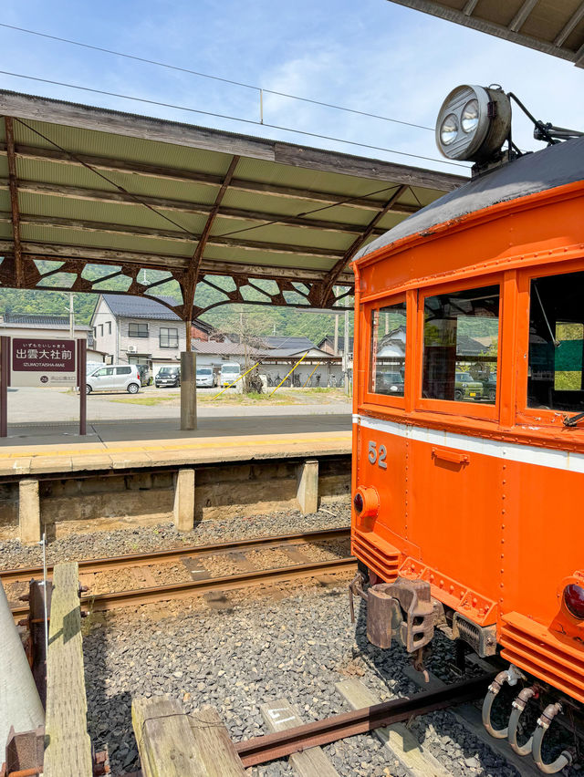 【島根】レトロ可愛い🩷 🚉【出雲大社駅前駅】🚉と一畑鉄道