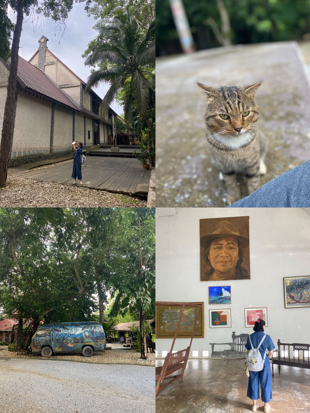 หอศิลป์ริมน่าน 🏠🌿🌳🎨🖼️