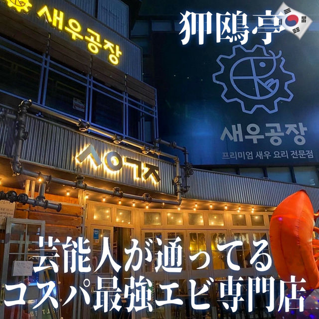 【韓国】芸能人が通っているコスパ最強エビ専門店🦐