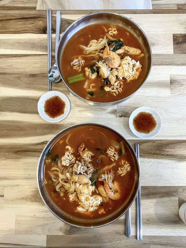 강문해변 근처 장칼국수 맛집