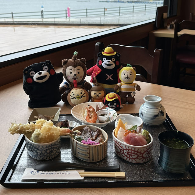 天草市夢幻新鮮海鮮丼及海鹽卷美食分享😋