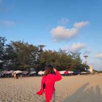 หาดแหลมเจริญ…จังหวัดระยอง 🌊⛱️