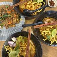 ⭐️ข้าวเส้น ร้านอาหารหน้าวัดถ้ำเชียงดาว เชียงใหม่