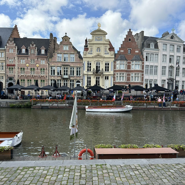 Most picturesque street in Ghent
