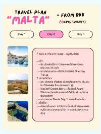 🏖️ 6 Days 5 Nights in Malta 🇲🇹