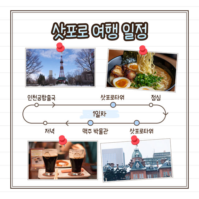 삿포로 3박4일 정리