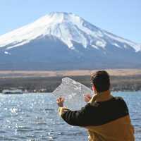 Mount Fuji กับทะเลสาบ Yamanaka 