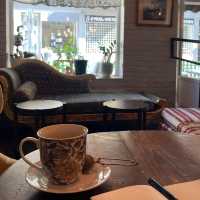 Good coffee and decent food