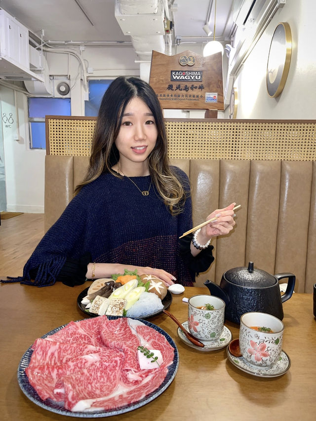 觀塘高質「關西風」日本A5和牛🖤 壽喜燒😍