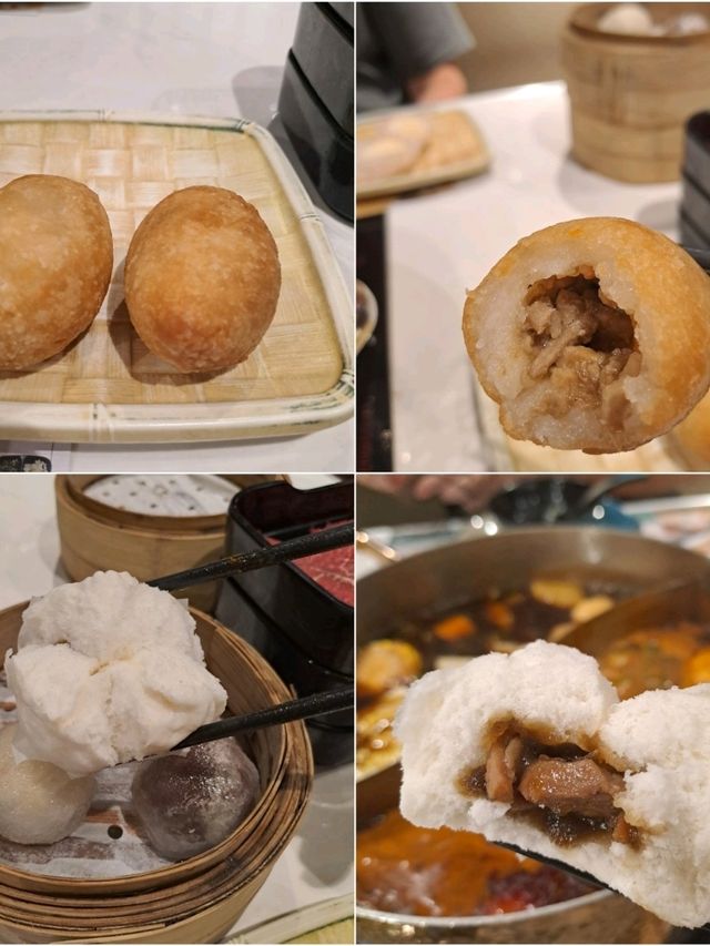 和牛火鍋加上點心美食