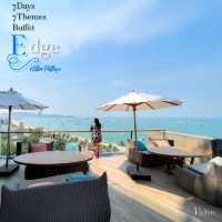 บุฟเฟ่ดี วิวก็โดน ที่โรงแรม Hilton พัทยา