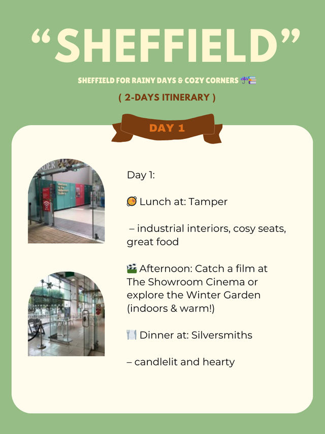 Sheffield for Rainy Days & Cozy Corners 