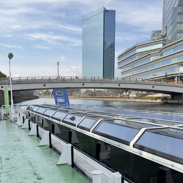 🇯🇵大阪｜大阪城的水上視角 Aqua liner 