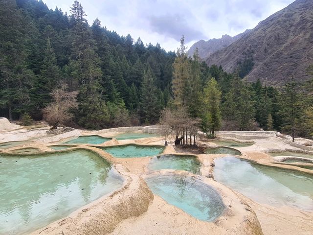 Huanglong in May: Still not at its full beuty