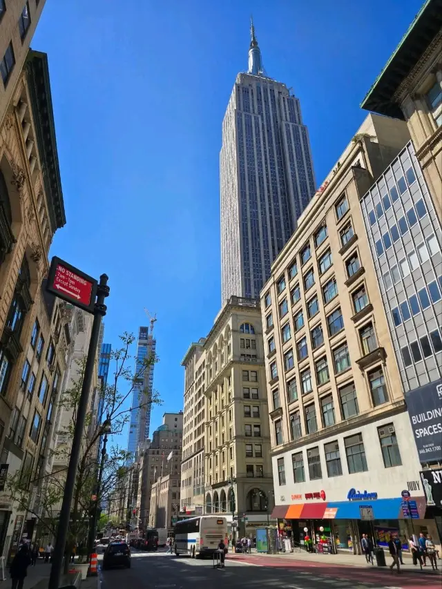 Visiting the rooftop of the Empire State Building