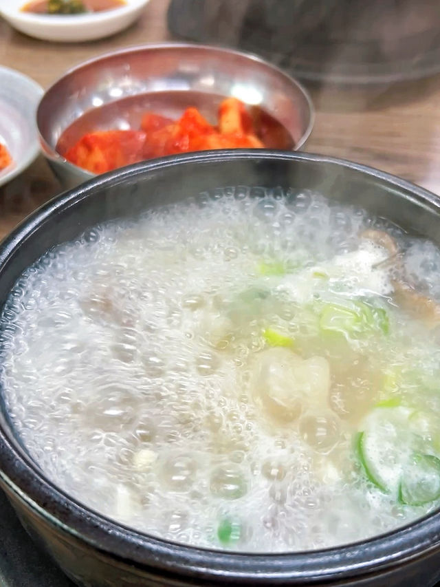 🇰🇷清州✈️絕對不能錯過的雪濃湯장수설렁탕