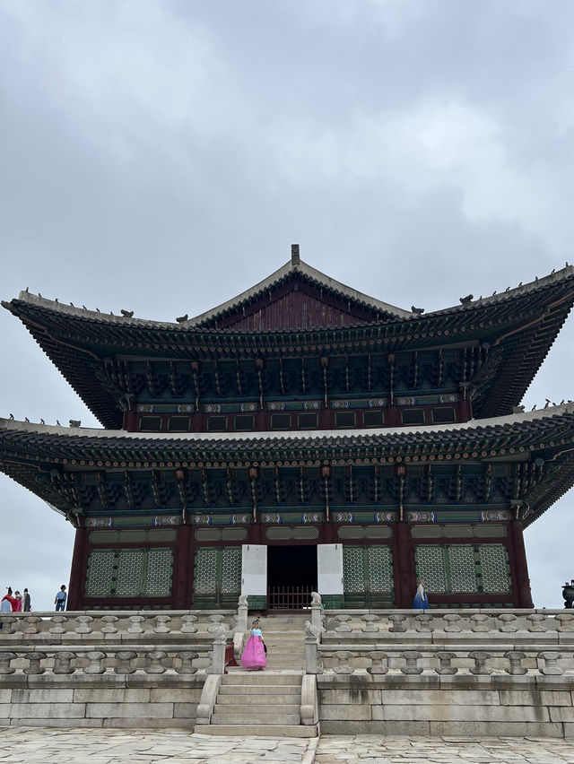 광화문과 경복궁 근정전