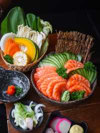 ร้านบุฟเฟ่ต์สุกี้สไตล์ญี่ปุ่น เพิ่มแซลมอนไม่อั้น