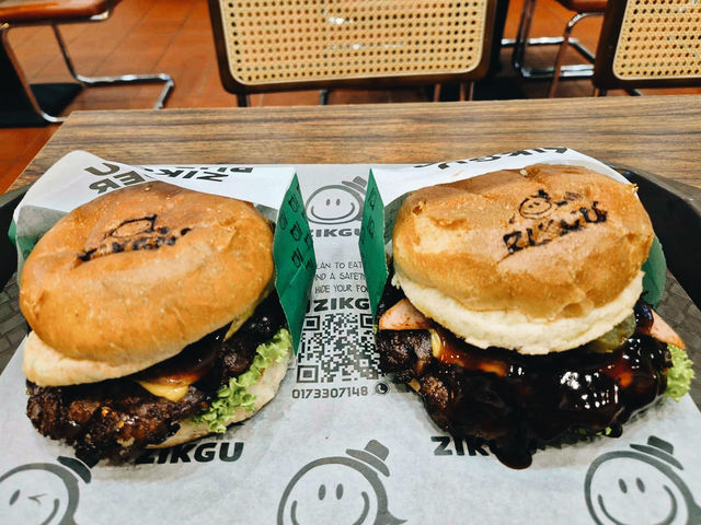 Zikgu Burger in Johor Bahru 