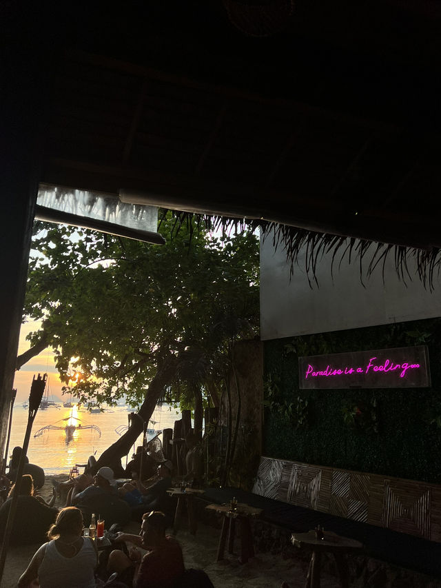 🔥Best sunset bar in El Nido 🌅