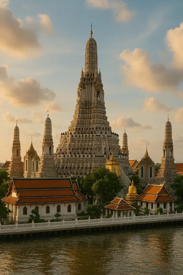 三座寺廟的佛塔特色及守門巨像,輕鬆半日遊