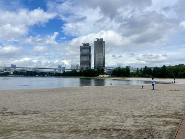 🏝️漫步於台場海濱公園✨🎣日本東京旅行回顧