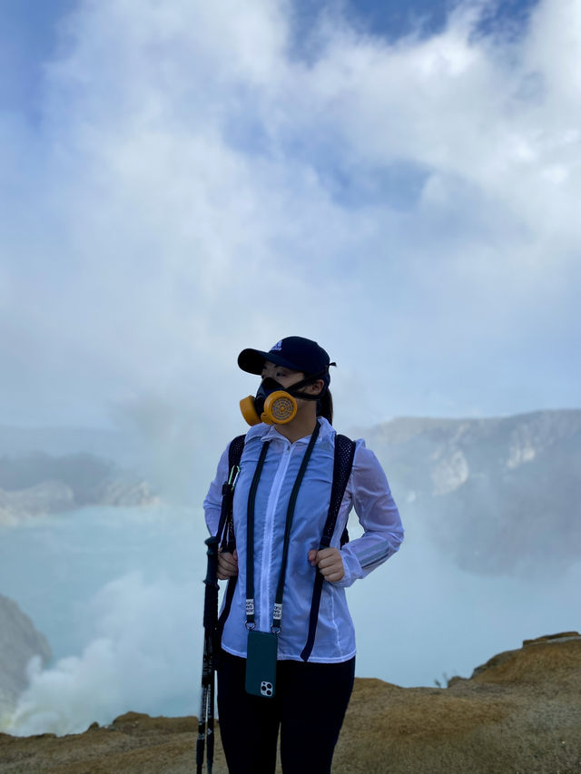 The Turquoise Crater Lake Above the Clouds The Turquoise Crater Lake Above the Clouds