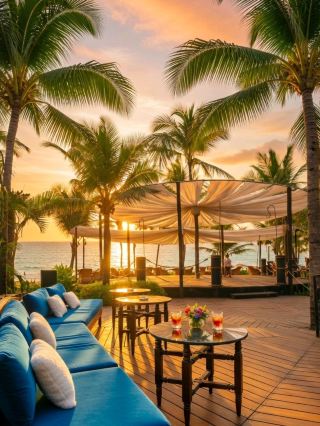 🌴 สัมผัสความหรูหราท่ามกลางต้นปาล์มและช่วงเวลาแห่งความสุขยามพระอาทิตย์ตกดินที่ ITC Grand Goa Resort & Spa 🏖️✨