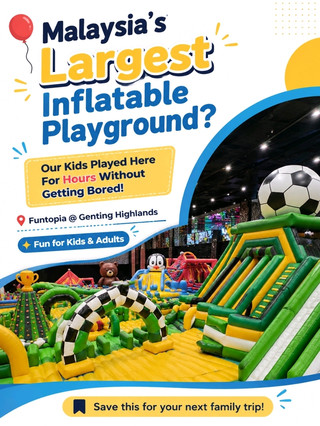 🎈 Genting Highland Largest Inflatable Playground? Our Kids Didn't Want to Leave! 🤩