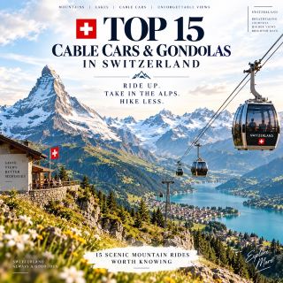 🇨🇭瑞士15條必坐纜車和吊廂：飽覽壯麗阿爾卑斯山美景，輕鬆無汗！ 🚠🏔️