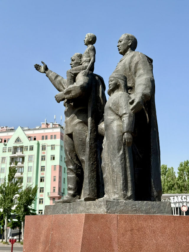 Spring Stroll to Victory Square in Bishkek