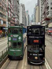 🇭🇰 Трамвай Ding Ding в Гонконге.