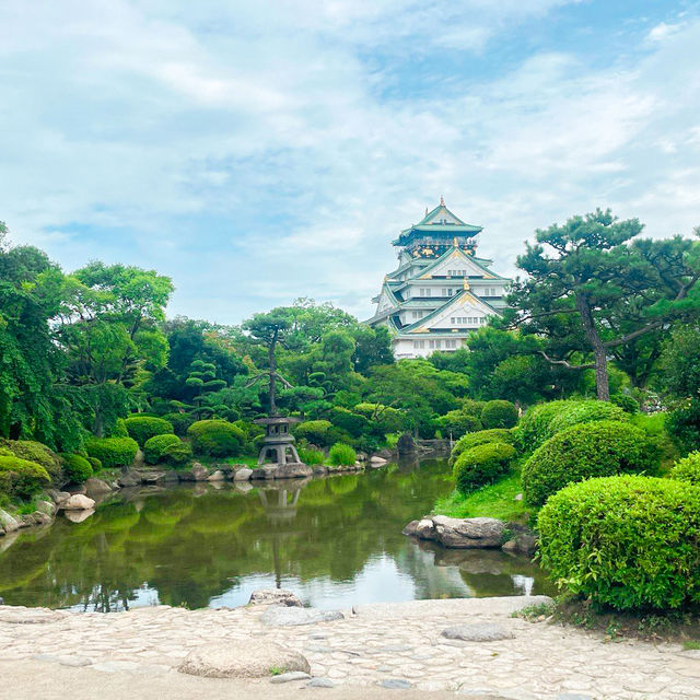 ✨大阪城是日本三大名城之一，是豐臣秀吉時代的權力象徵，也一直是日本歷史上重要的戰爭舞台