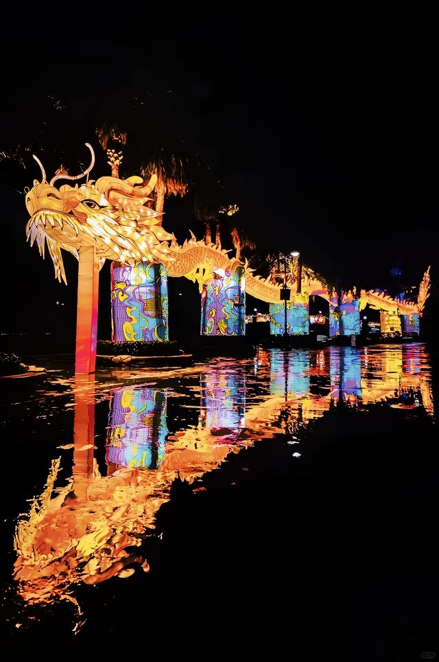 2024過節指南東湖龍年燈會：武漢歡樂谷