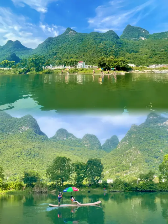 When you come to Yangshuo, you must first visit Xingping Ancient Town, it's really beautiful|||