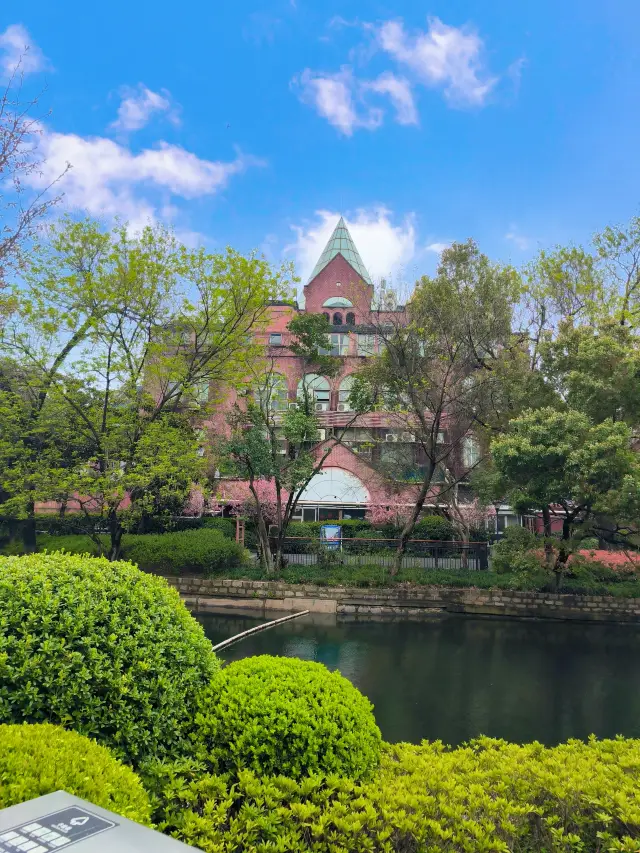 Zhabei Park is a great place to enjoy flowers in spring