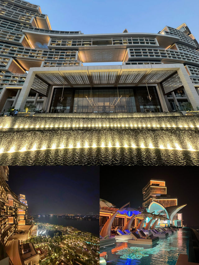 迪拜新地標猶如海岸邊的一面「屏風」亞特蘭蒂斯皇家酒店