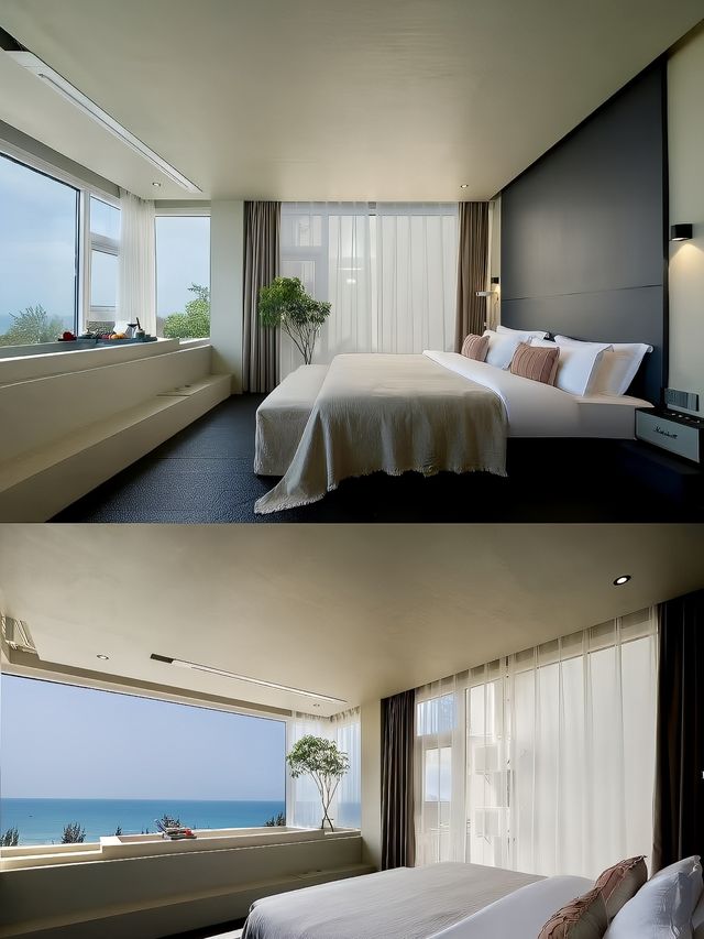 為了這個絕美日落海景酒店，往返涠洲島多次