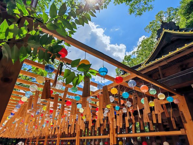 小江戶川越的冰川神社。