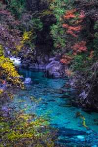 長野｜長野小溯溪聖地：阿寺溪谷。