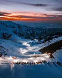 Experience the Magic of Shymbulak Ski Resort at Night